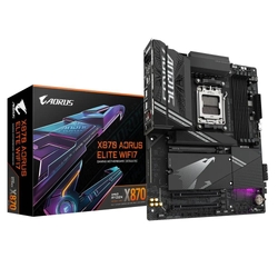 Open Box Sale -- Gigabyte X870 AORUS ELITE WIFI7 AMD AM5 RGB LED WiFi 7 ATX DDR5 Motherboard
