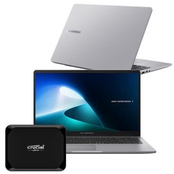 Bundle -- Asus ExpertBook P1 15.6" 1080p i5-13420H 16GB 512GB SSD W11P Laptop + Crucial X9 1TB Black USB Type-C Portable SSD