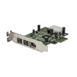 StarTech 3 Port 2b 1a Low Profile 1394 PCI Express FireWire Card Adapter