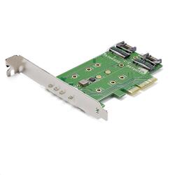 StarTech 3 Port M.2 SSD (NGFF) Adapter Card