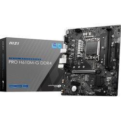 MSI PRO H610M-G DDR4 Intel LGA 1700 mATX Motherboard