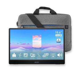 Bundle -- MSI PRO MP161 15.6" 1080p IPS Adaptive-Sync USB Type-C Portable Monitor+Carry Case