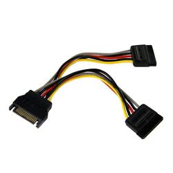 StarTech 6" SATA Power Y Splitter Cable Adapter M/F