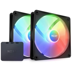 NZXT F140 140mm RGB LED White PWM Case Fan Kit 2 Pack