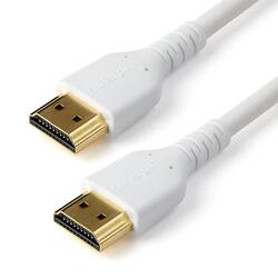 StarTech 1m White Premium 4K 60Hz HDMI 2.0 Cable with Ethernet Cable M/M
