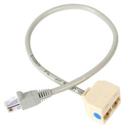 StarTech 2-to-1 RJ45 F/M Splitter Cable Adapter