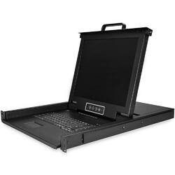 StarTech 8 Port Rackmount KVM Console with 6ft Cables & 17" LCD Monitor
