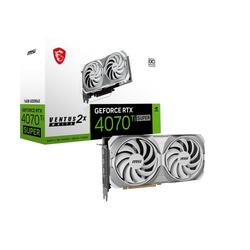 MSI GeForce RTX 4070 Ti SUPER VENTUS 2X WHITE OC 16GB GDDR6X Graphics Card
