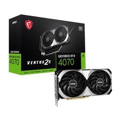 MSI GeForce RTX 4070 Ventus 2X OC 12GB GDDR6X Graphics Card