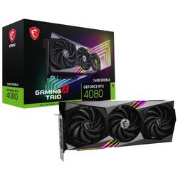 MSI GeForce RTX 4080 GAMING X TRIO 16GB GDDR6X RGB LED Graphics Card