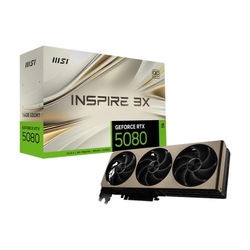 MSI GeForce RTX 5080 16G INSPIRE 3X OC 16GB GDDR7 Graphics Card