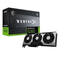 MSI GeForce RTX 5080 16G VENTUS 3X OC 16GB GDDR7 Graphics Card
