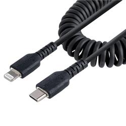 StarTech 1m USB C to Lightning Coiled Cable