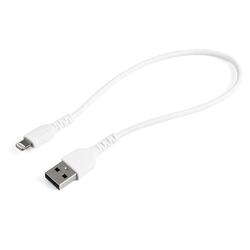 StarTech 30cm Durable White USB-A to Lightning Cable