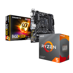 AMD Ryzen 5 3600 + Gigabyte B450M DS3H Bundle