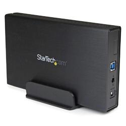 StarTech 3.5in Black USB 3.0 External SATA III Hard Drive Enclosure with UASP for SATA 6 Gbps