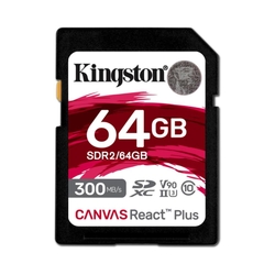 Kingston SDR2/64GB 64GB 300MB/s SD Memory Card