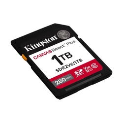 Kingston Canvas React Plus V60 1TB 280MB/s SD Memory Card