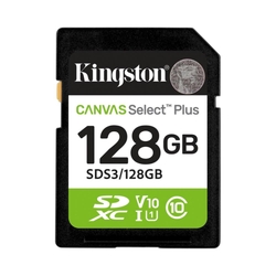 Kingston Canvas select Plus 128GB 150MB/s SD