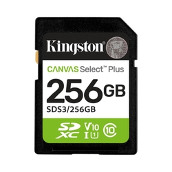 Kingston Canvas Select Plus 256GB 150MB/s SD Memory Card