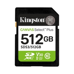 Kingston Canvas Select Plus 512GB 150MB/s SD