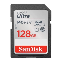 SanDisk Ultra SDHC UHS-I and SDXC UHS-I 128GB SD Memory Card