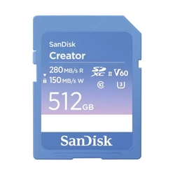 SanDisk Creator UHS-II 512GB 280MB/s SD Memory Card
