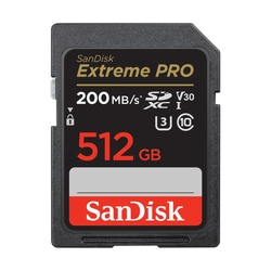 SanDisk Extreme Pro 512GB 200MB/s microSDHC Memory Card