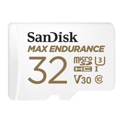 SanDisk MAX ENDURANCE 32GB 100MB/s microSD Memory Card + SD Adapter