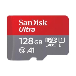 SanDisk Ultra 128GB 140MB/s microSDXC Memory Card + SD Adapter