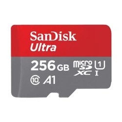 SanDisk Ultra microSD 256GB 150MB/s microSDXC Memory Card + SD Adapter