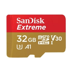 SanDisk Extreme 32GB 100MB/s microSDHC Memory Card + SD Adapter