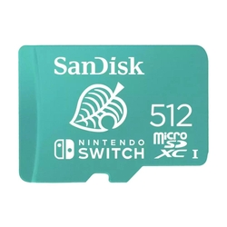 SanDisk Nintendo-Licensed 512GB 100MB/s microSDXC Memory Card for Nintendo Switch