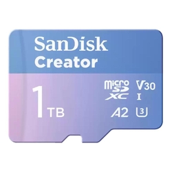 SanDisk Creator 1TB 190MB/s microSDXC Memory Card + SD Adapter