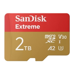 SanDisk Extreme 2TB 240MB/s microSDXC Memory Card + SD Adapter