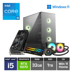 Express Gaming Intel i5-14600kf RTX 5070 32GB 1TB Windows 11 RGB PC