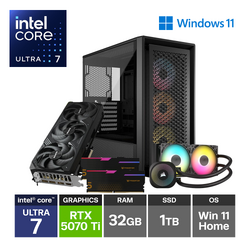 Express Gaming Intel Ultra 7 265K RTX 5070 Ti 32GB 1TB Windows 11 RGB PC