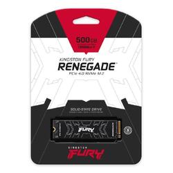 Kingston FURY Renegade 500GB 7300MB/s PCIe Gen 4 NVMe M.2 (2280) SSD