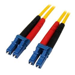 StarTech OS1 10m Yellow Single-Mode Duplex 9/125 LC/LC Fiber Optic Cable