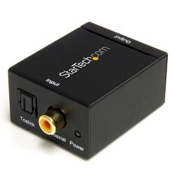 StarTech SPDIF Digital Coaxial or Toslink Optical to Stereo RCA Audio Converter