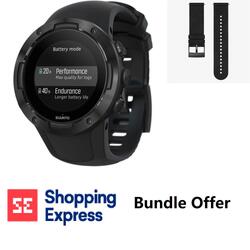 Bundle- Suunto 5 GPS Sports Smartwatch &  24mm Urban 5 Strap