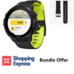 Bundle- Suunto 7 GPS Sports Smartwatch & 24mm Urban 5 Microfiber Strap