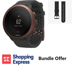 Bundle- Suunto 3 GPS Sports Smartwatch & 20mm Urban 1 Silicone Strap