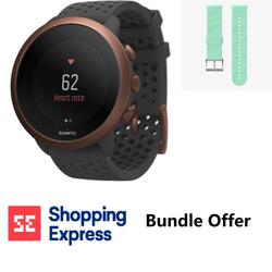 Bundle- Suunto 3 GPS Sports Smartwatch & 20mm Urban 1 Silicone Strap