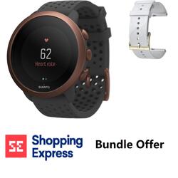 Bundle- Suunto 3 GPS Sports Smartwatch & 20mm Urban 1 Silicone Strap