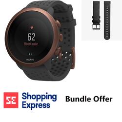 Bundle-Suunto 3 Smart Sports Watch + Extra Leather Strap Size M