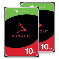 Bundle -- 2x Seagate Ironwolf 10TB NAS Hard Disk Drives