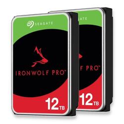 Bundle -- 2x Seagate IronWolf Pro 12TB 7200 RPM Hard Drive