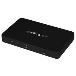 StarTech 4K HDMI 2-Port Video Splitter with Solid Aluminum Housing