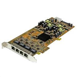 StarTech 4-Port Gigabit Power over Ethernet PCIe Network Card